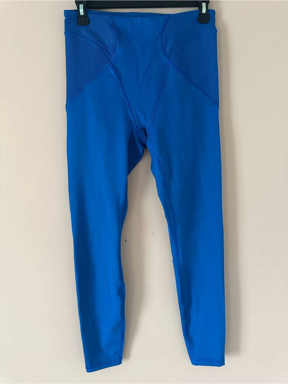 Savage X Fenty High Rise Waisted Blue Ribbed Leggings